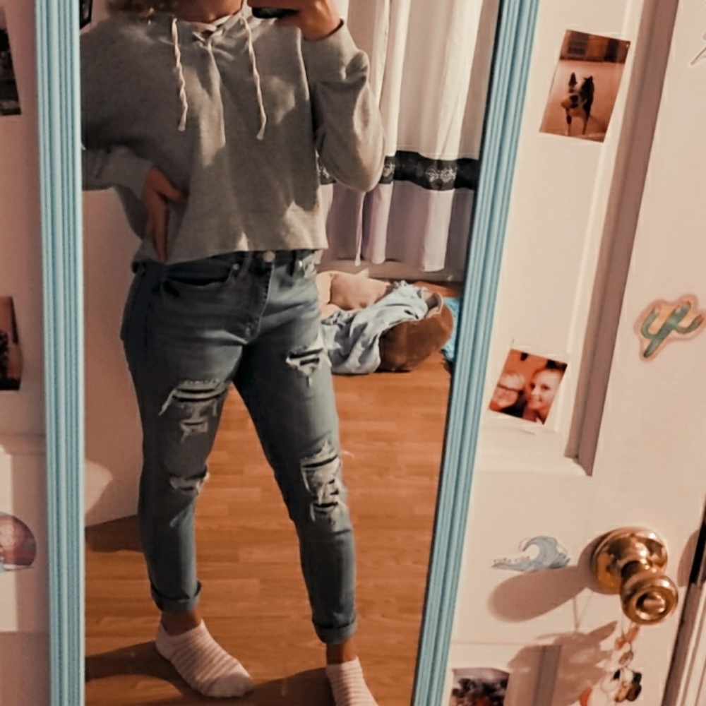 Crop hoodie
